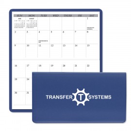 Logo Printed Horizontal Monthly Pocket Planners  Logo Printed Horizontal Monthly Pocket Planners