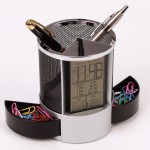 Branded Pen Holder Digital Calendar