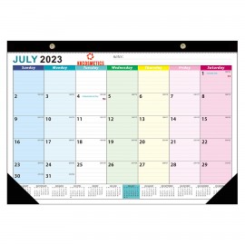 Custom Imprinted Customed Wall Desk Calendar w/2 Corners