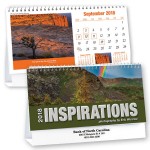 Full Color Inspirations Desk Calendar Custom Imprinted