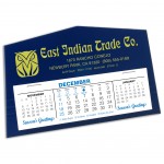 Logo Printed D Sturdi-Stand Desk Calendar, Blue