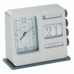 Bank Calendar Alarm Clock Branded