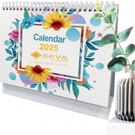 Standing Flip Calendar Standing Desk Calendars with Logo