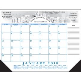 Logo Printed Standard 2 Color Desk Pad Calendar  Logo Printed Standard 2 Color Desk Pad Calendar