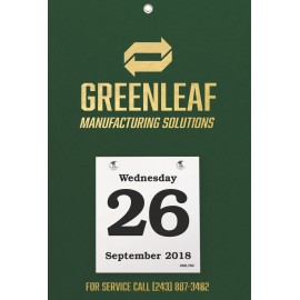 Logo Printed Foil Stamped Daily Date Calendar - 8x12 Medium Pad  Logo Printed Foil Stamped Daily Date Calendar - 8x12 Medium Pad