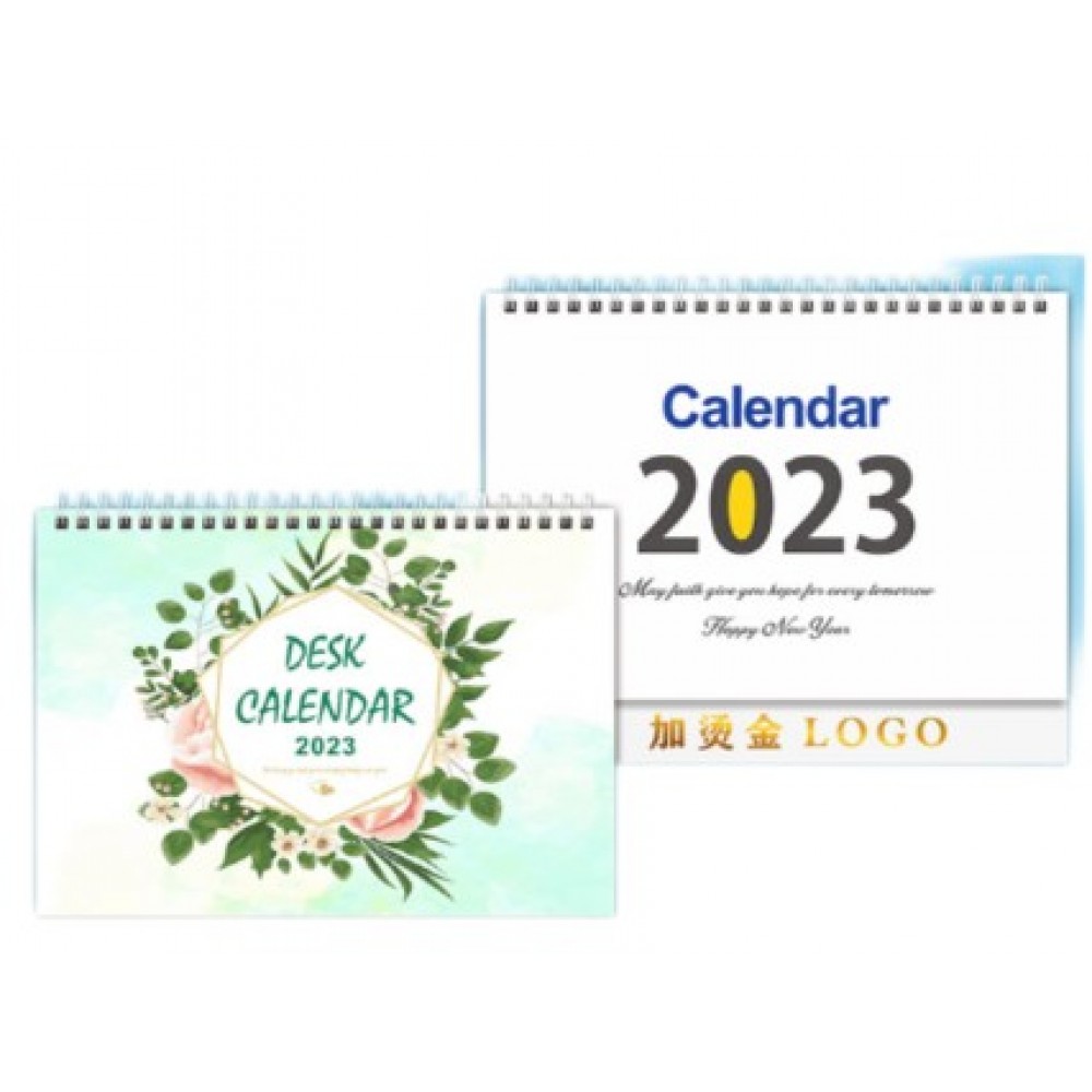 Branded 18 Months Desk Calendar