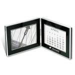 F/64 Perpetual Calendar & Picture Frame (4"x6" Photo) Logo Printed