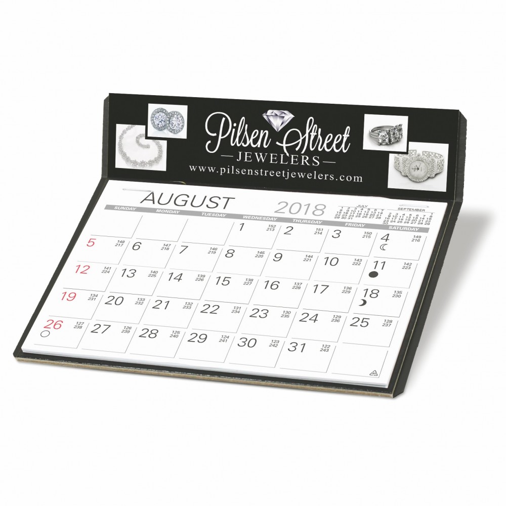 Custom Imprinted Pike 4-Color Desk Calendar