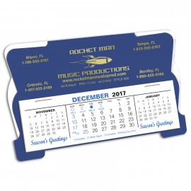 500 Retro Deskdate Desk Calendar, Lapis Blue Custom Imprinted