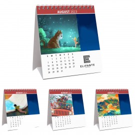 Custom Imprinted Desk Tent Calendar (Standard Shipped)  Custom Imprinted Desk Tent Calendar (Standard Shipped)