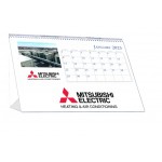 Full-Color Custom Desktop Tent Calendars w/Ad Lip (8 1/2"x6 1/4") Branded