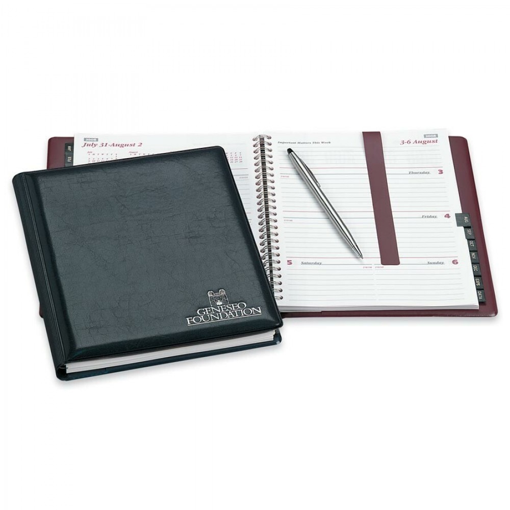 Logo Printed Executive Desk Planner / Weekly at-a-glance Format
