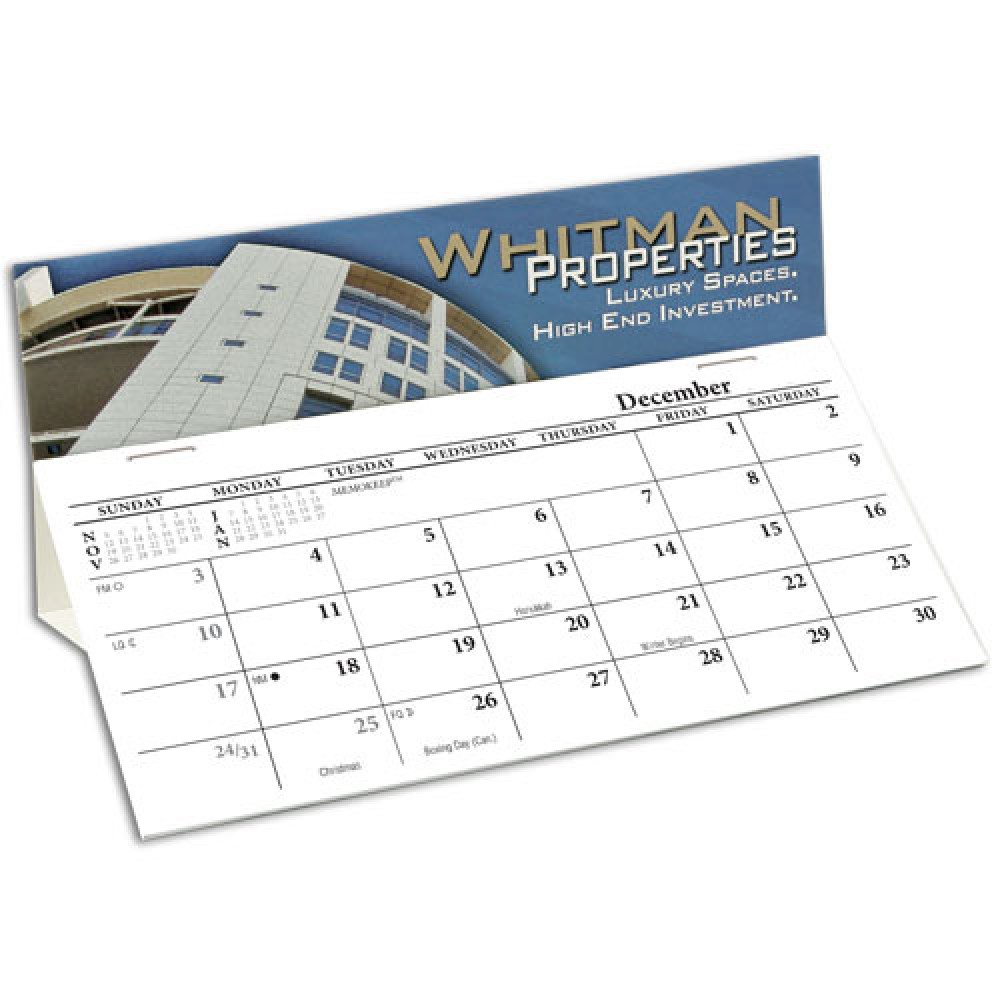 6-FC Flex Lite Full Color Desk Calendar Custom Imprinted