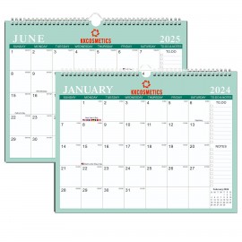 Branded Customed Wall Calendar w/2 Corners