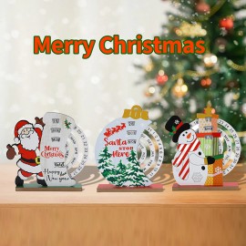Promotional Perpetual Calendar Wooden Blocks Calendar for Home Office