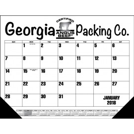 Branded Standard 3 Color Desk Pad Calendar  Branded Standard 3 Color Desk Pad Calendar