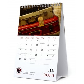 Branded Name Personalized Desk Calendars (5 1/4"x8")  Branded Name Personalized Desk Calendars (5 1/4"x8")