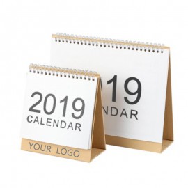 Custom Imprinted 2019 Simple Style Desk Calendar
