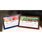 MMU-FC Desk Calendar Maroon + Full Color Ad Copy Branded