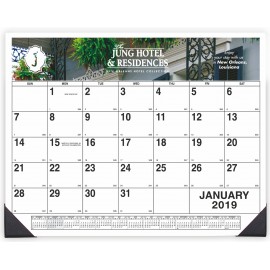 Custom 4 Color Desk Pad Calendar Branded