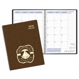 Custom Imprinted Monthly Desk Appointment Calendar/Planner w/ Canyon Cover
