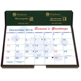 Custom Imprinted Foil Stamped Easel Back Calendar (6"x6 3/8")