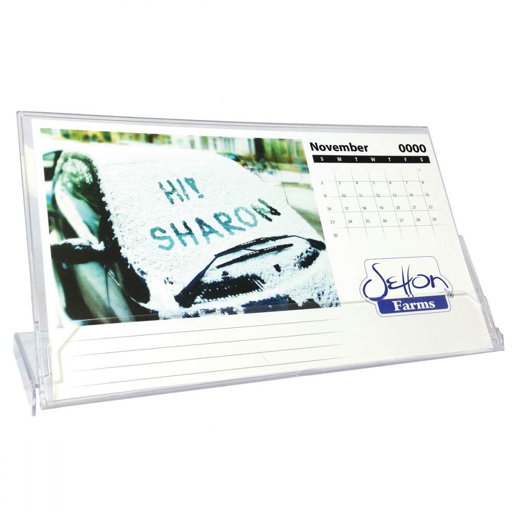 Custom Imprinted 8.5" x 5.93" Jewel Case Desk Calendar Custom Imprinted 8.5" x 5.93" Jewel Case Desk Calendar