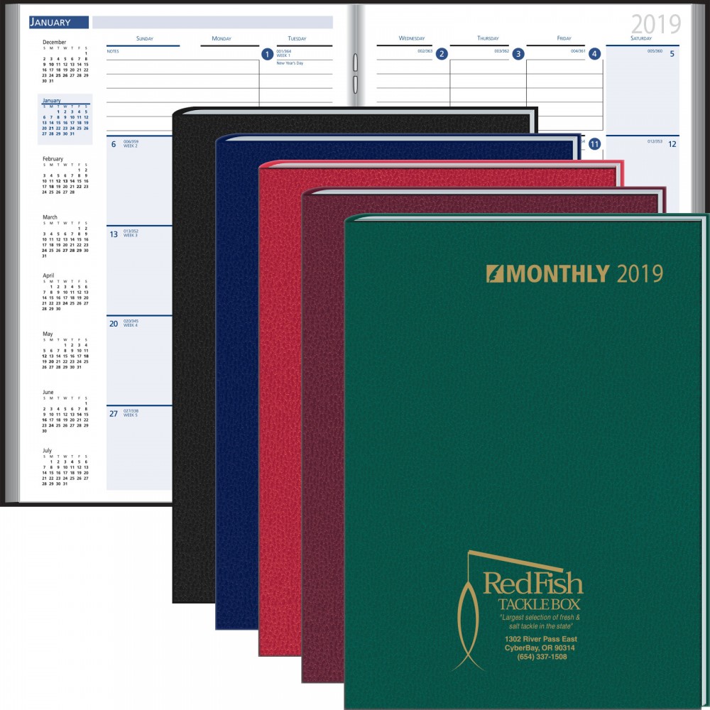 Branded 2020 Ruled Monthly Format Stitched To Cover Desk Planner Branded 2020 Ruled Monthly Format Stitched To Cover Desk Planner