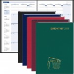 Branded 2020 Ruled Monthly Format Stitched To Cover Desk Planner