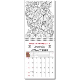 Custom Imprinted Adult Coloring Book Calendar