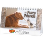 Furry Friends F/C Desk Calendar Logo Printed