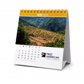 Branded Nature, Floral or Seasonal Stock Photo Desk Calendar (4 3/4"x5 1/4")