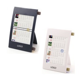 Custom Imprinted Plastic Monthly Scroll Vertical Desk Calendar