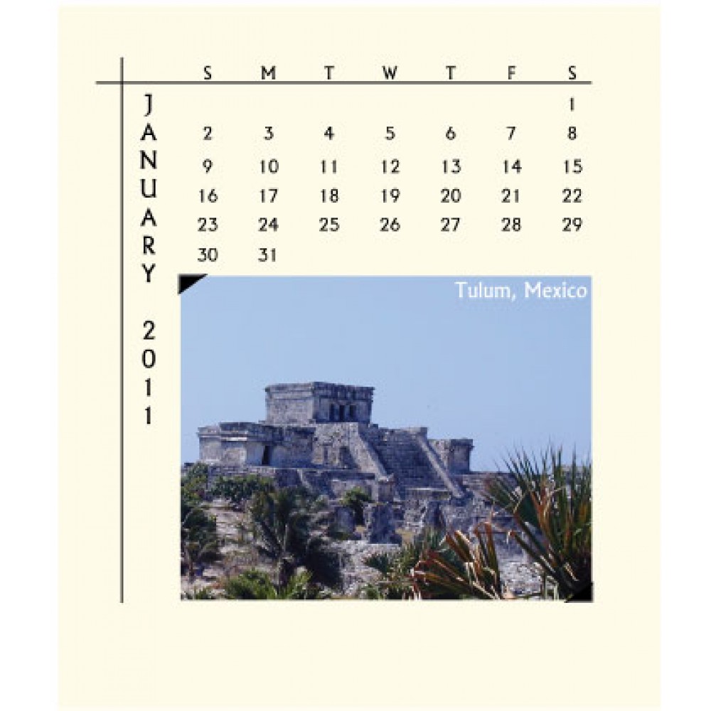 2023 Desk Jewel Case Calendar - World Vision Logo Printed