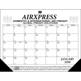Custom Imprinted Standard 2 Color Desk Pad Calendar  Custom Imprinted Standard 2 Color Desk Pad Calendar