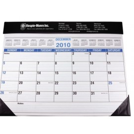 Full Size Desk Planner w/ Black Vinyl Trim Branded