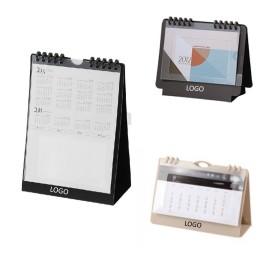 Custom Imprinted Stand Up Monthly Flip Over Desk Calendar