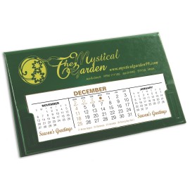 MMA Deskdate Desk Calendar Forest Green Custom Imprinted