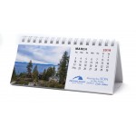 Mini 12 Photo Custom Desk Calendar (5 1/2"x2 5/8") Custom Imprinted
