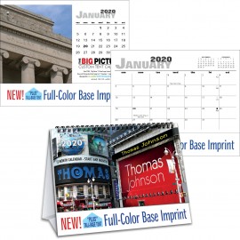 Logo Printed "Big Picture Plus" Tall-Base Tent Calendar  Logo Printed "Big Picture Plus" Tall-Base Tent Calendar