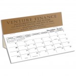 Branded 6-Flex Desk Calendar, Bronze -- 25% off list price while supplies last
