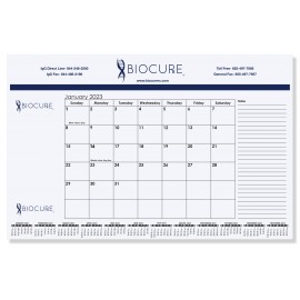 Branded Small Calendar Desk Pads (16"x10 7/8")