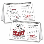 Logo Printed Promote.Pet Pet Tales 12-Month/7-Sheet Tent Calendar