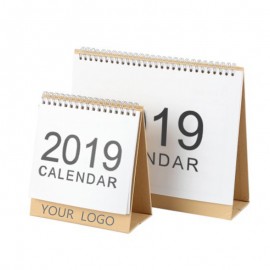 Logo Branded Simple Style Desk Calendar