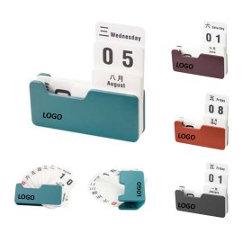 Creative Rotary Cards Daily Desk Calendar Branded