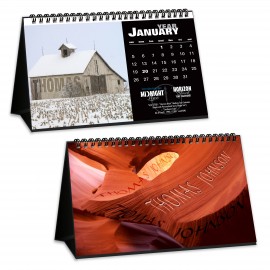 Midnight Line Horizon Tent Calendar Custom Imprinted  Midnight Line Horizon Tent Calendar Custom Imprinted