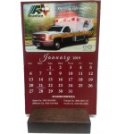 Custom Imprinted Executive Gift CUSTOM Desk Calendar - Vertical Layout