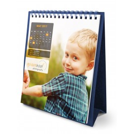 Custom Imprinted Flip Calendar w/Custom Photos (Tall)
