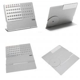 Branded Metal Desk Calendar  Branded Metal Desk Calendar