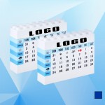 Logo Printed Building Blocks Calendar